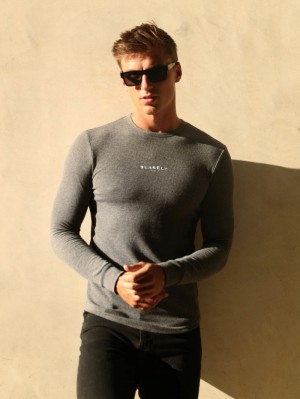 Blakely Alezio Textured Jumper Charcoal | 3074218-HJ
