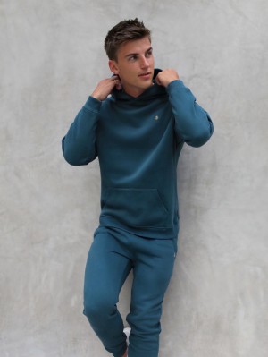 Blakely Anchor Relaxed Hoodie Verdi | 6093874-KZ
