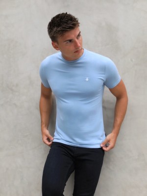 Blakely Anchor T-Shirt Blu | 1473620-DR