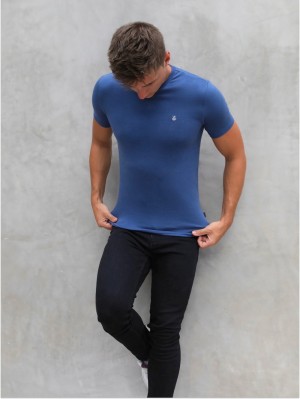 Blakely Anchor T-Shirt Blu | 2348705-EI