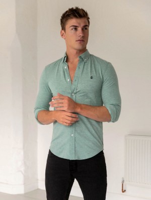 Blakely Arlo Soft Stretch Shirt Verdi | 8472936-VW