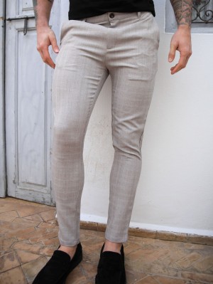 Blakely Assaki Checked Trousers Marroni | 4712068-KN