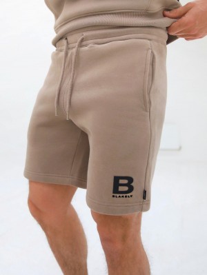 Blakely Blakely London Jogger Shorts Marroni | 1362874-OY