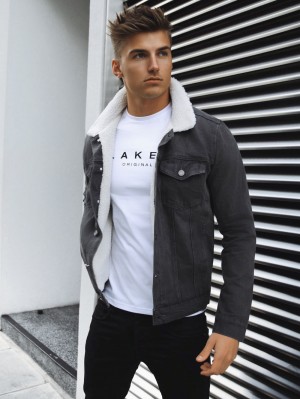 Blakely Boston Denim Jacket Grigie | 6431708-LY