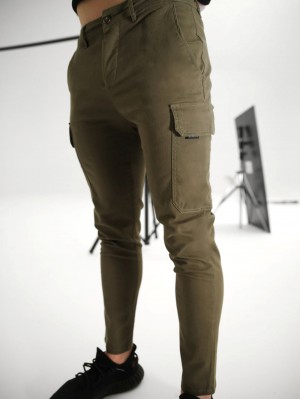 Blakely Cargo Trousers Khaki | 9534017-JM