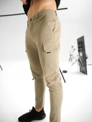 Blakely Cargo Trousers Tan | 0618235-NH