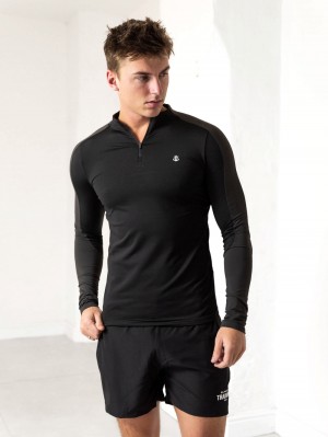 Blakely Challenger Gym Top Black/Charcoal | 3875912-FK