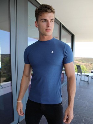 Blakely Eli T-Shirt Blu Scuro | 6938140-FZ