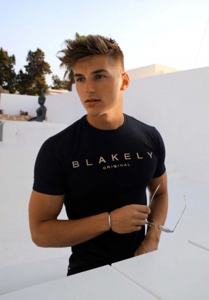 Blakely Goldcross T-Shirt Nere | 8524603-AE