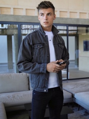 Blakely Greenwich Denim Jacket Grigie | 9021385-QC