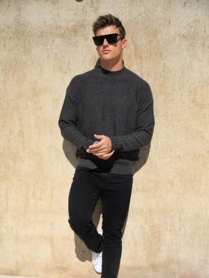 Blakely Huxley Knit Jumper Charcoal | 7840261-HT