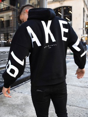 Blakely Idris Oversized Hoodie Nere | 3567241-RT