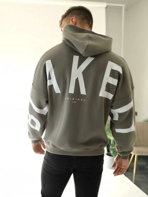 Blakely Idris Oversized Hoodie Verdi | 7205846-QU