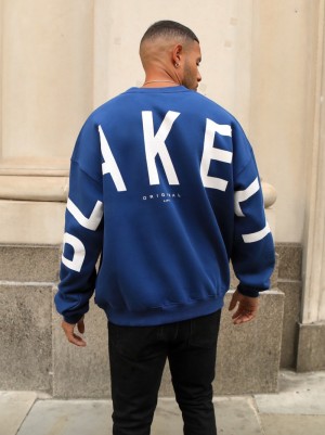 Blakely Idris Oversized Jumper Blu | 2683154-IV