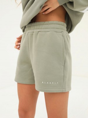 Blakely Isabel Jogger Shorts Verde Oliva | 2349517-WY