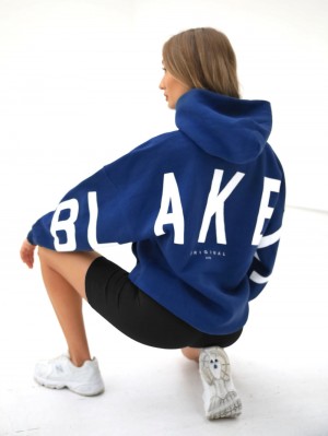 Blakely Isabel Oversized Hoodie Blu | 4598710-NQ