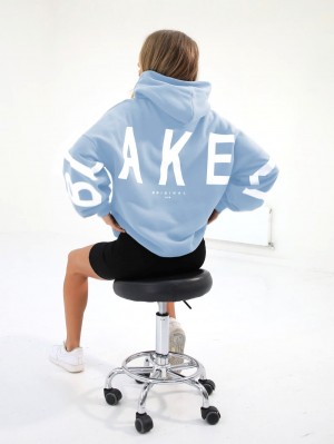 Blakely Isabel Oversized Hoodie Blu | 6092734-TY