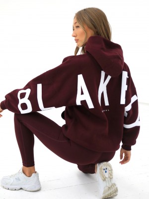 Blakely Isabel Oversized Hoodie Bordeaux | 1537062-MV