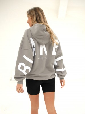 Blakely Isabel Oversized Hoodie Grigie | 7638529-AY