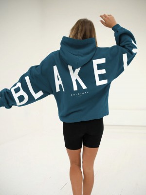 Blakely Isabel Oversized Hoodie Verdi | 1438725-PB