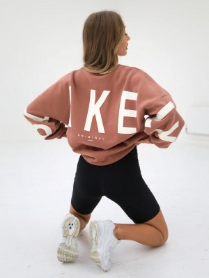 Blakely Isabel Oversized Jumper Arancioni | 5709124-KX