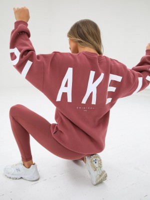 Blakely Isabel Oversized Jumper Berry | 2694375-QK
