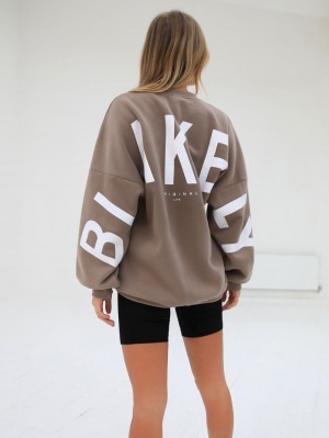 Blakely Isabel Oversized Jumper Marroni | 0253491-VH