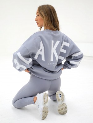 Blakely Isabel Oversized Jumper Pale Lilac | 4162983-KV
