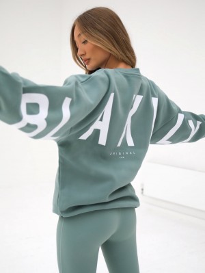 Blakely Isabel Oversized Jumper Verdi | 6207514-CK
