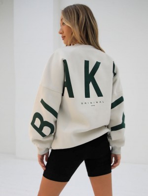 Blakely Isabel Oversized Jumper Verdi | 6820931-QC