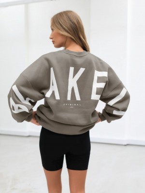 Blakely Isabel Oversized Jumper Verdi | 7084251-BG