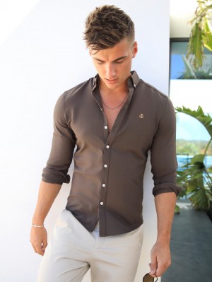 Blakely Jenson Shirt Marroni | 3815047-IA