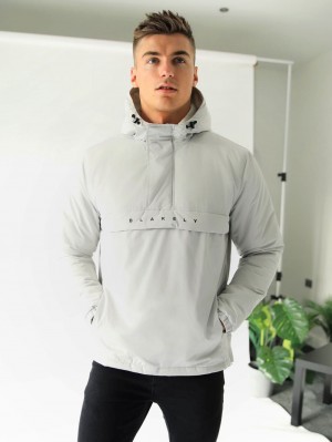 Blakely Lagan Pull Over Jacket Stone | 1507249-ZS