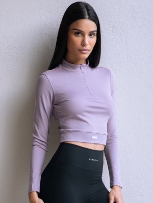 Blakely Layla 1/4 Zip Top Rosa | 9215376-KD