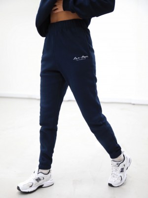 Blakely Life & Style Loose Fitting Sweatpants Blu Marino Blu | 3042675-YH
