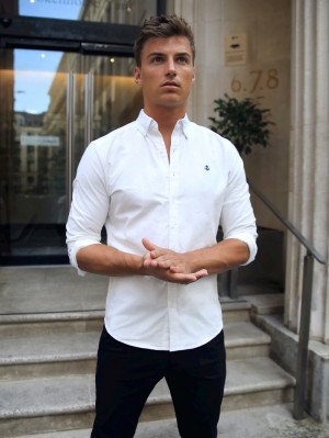 Blakely Lisbon Shirt Bianche | 1623785-MD