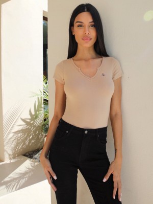 Blakely Lyla Bodysuit Tan | 5203967-IA
