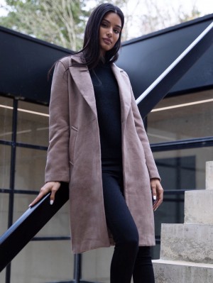 Blakely Mabel Tailored Longline Coat Caffè | 4067815-RE