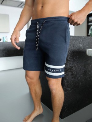 Blakely Maddox Shorts Blu Marino | 8321905-QD