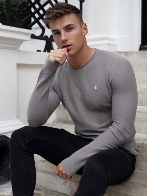 Blakely Mason Knit Jumper Grigie | 6089254-XN