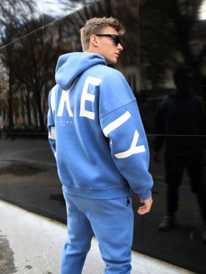 Blakely Members Idris Oversized Hoodie Blu | 7604931-RF
