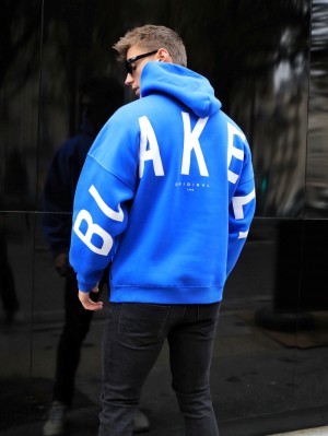 Blakely Members Idris Oversized Hoodie Blu | 0859162-IJ