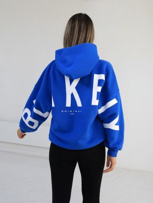 Blakely Members Isabel Oversized Hoodie Blu | 6835270-MD