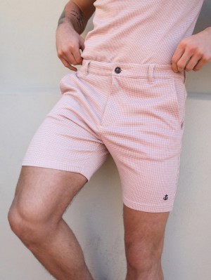 Blakely Midar Check Shorts Rosa | 2305479-DL
