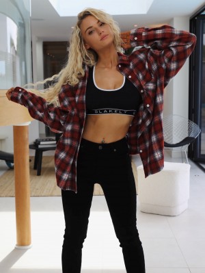 Blakely Montreal Oversized Plaid Shirt Rosse | 1743698-AV