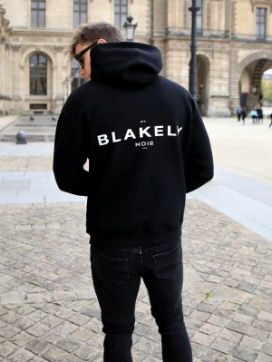Blakely Noir II Relaxed Hoodie Nere | 8653417-CT
