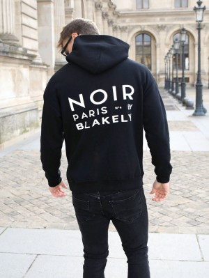 Blakely Noir Relaxed Hoodie Nere | 6754283-HT