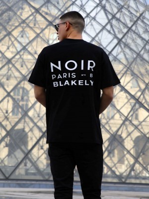Blakely Noir Relaxed T-Shirt Nere | 0456872-SU