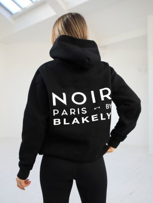 Blakely Noir Women's Relaxed Hoodie Nere | 3540168-CH