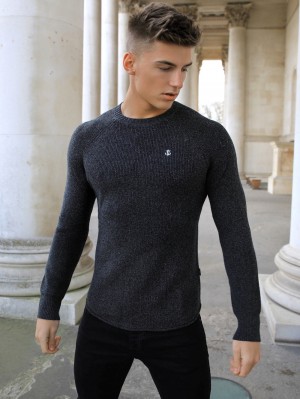 Blakely Olton Knit Jumper Charcoal | 2396715-KR